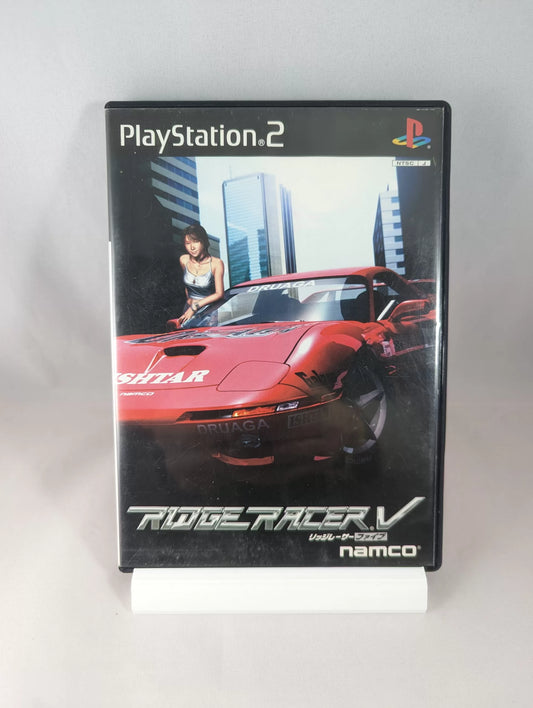 PS2 - RIDGE RACER V (game+case+instruction) Sony Playstation 2 (JAPAN)