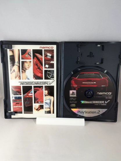 PS2 - RIDGE RACER V (game+case+instruction) Sony Playstation 2 (JAPAN)