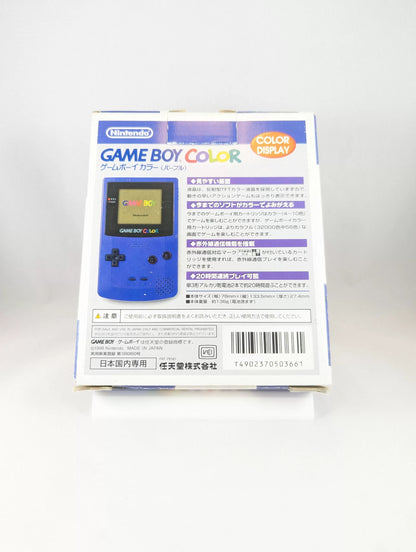 GB COLOR TESTED GAME BOY COLOR AZUL + CAJA + INSTRUC - GB BLUE + BOX + MANUAL