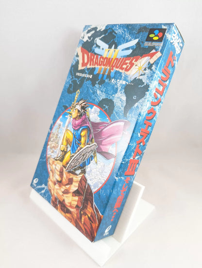 SUPER FAMICOM - DRAGON QUEST III – SNES/SFC (game+box+instruction) Super Nintendo (JAPAN)