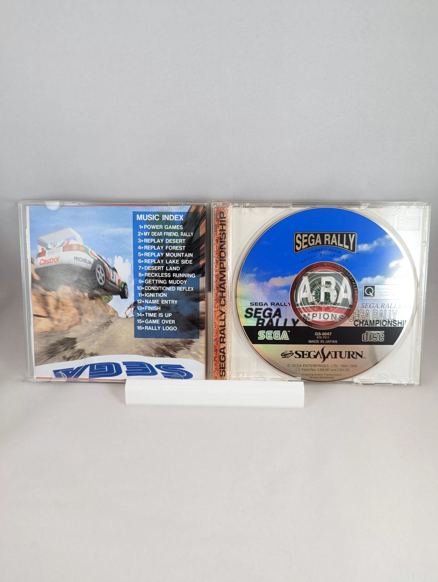 SEGA SATURN - SEGA RALLY CHAMPIOSHIP 1995 (juego+caja+instrucciones) JAPÓN