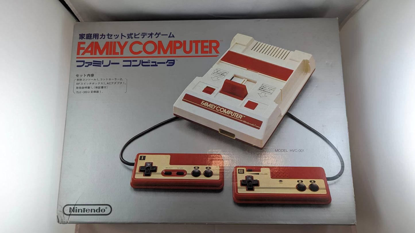 FAMICOM / NES with BOX (TESTED-working) Family Computer NINTENDO (JAPAN Edition)