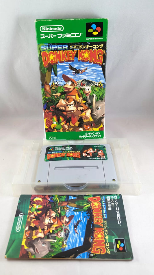 SUPER FAMICOM Donkey Kong (juego+caja+instrucciones) Super Nintendo (JAPÓN)