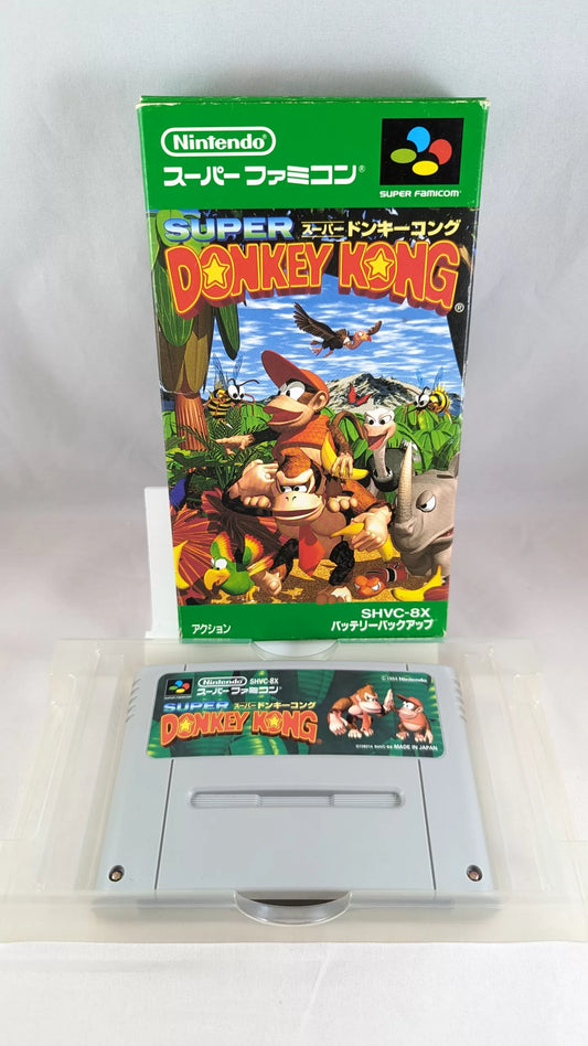 SUPER FAMICOM - Donkey Kong (juego + caja) Super Nintendo (JAPÓN)