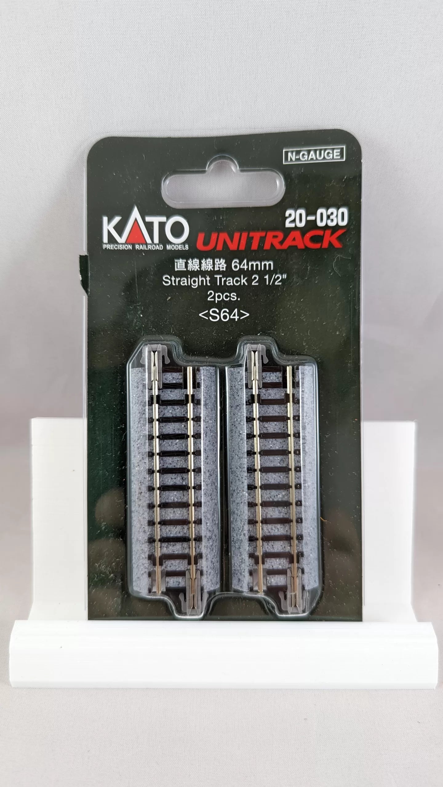KATO Straight Track UNITRACK S64 (64mm) ( 20-030)