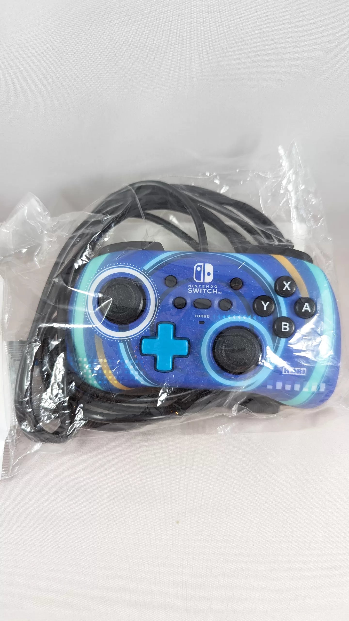 SWITCH Nintendo controller HORI PAD - Mini cyclone blue - (USED, LIKE NEW)