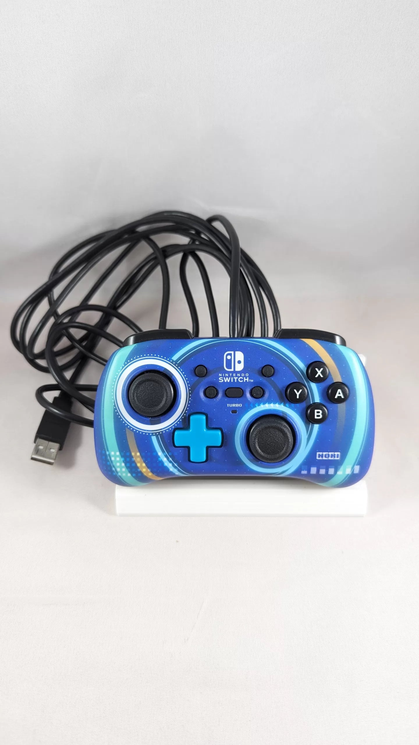 SWITCH Nintendo controller HORI PAD - Mini cyclone blue - (USED, LIKE NEW)