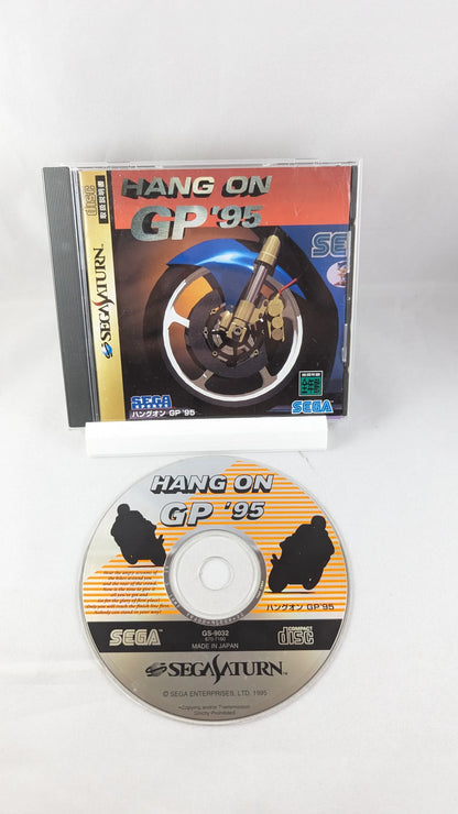 SEGA SATURN - Hang on GP 95 (game+case+instruction) JAPAN