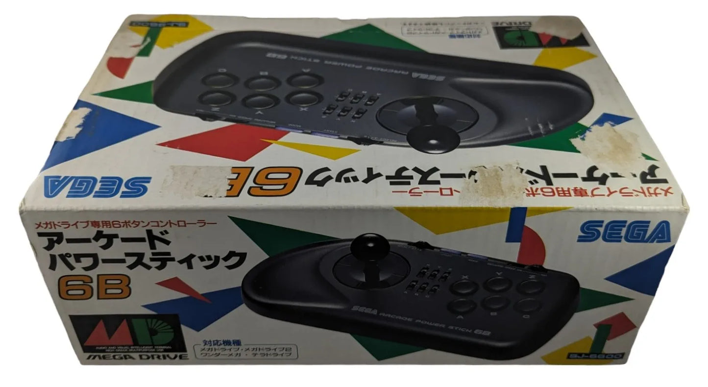 Megadrive Arcade Power Stick 6 Button WITH BOX - CONTROLLER (Japan)