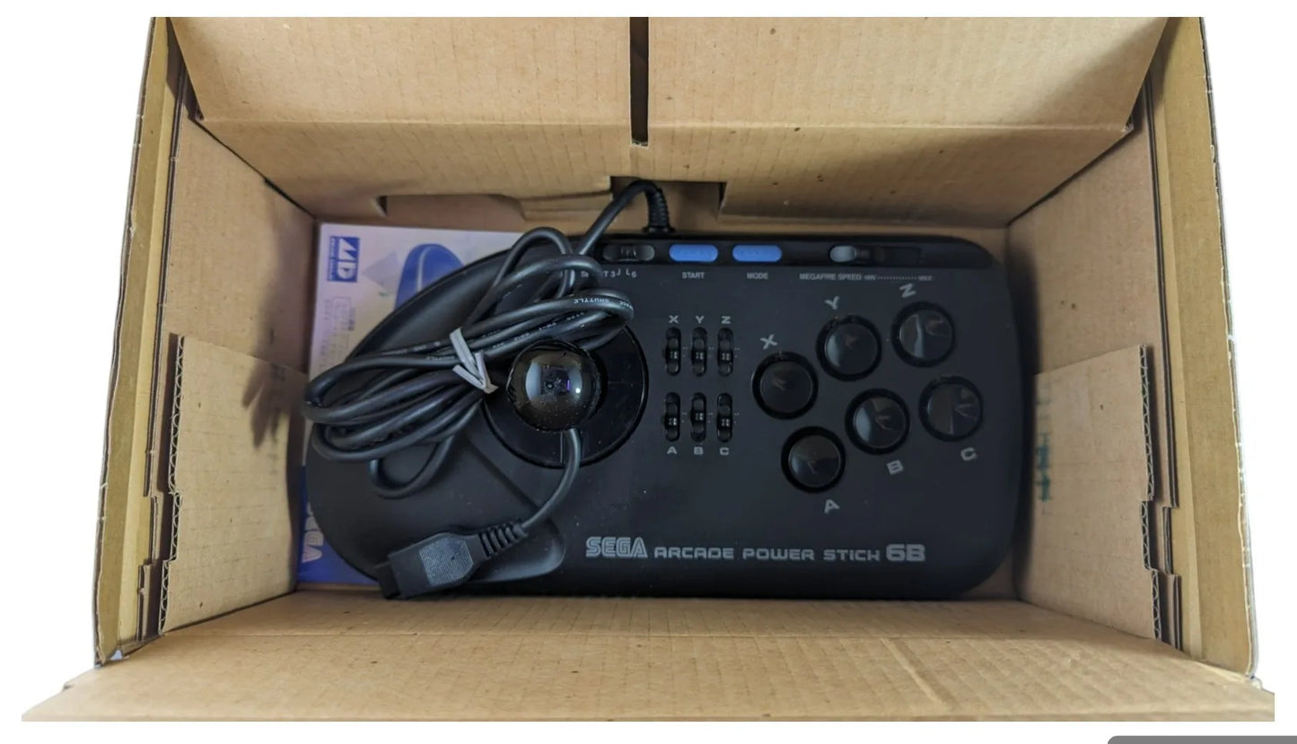 Megadrive Arcade Power Stick 6 Button WITH BOX - CONTROLLER (Japan)
