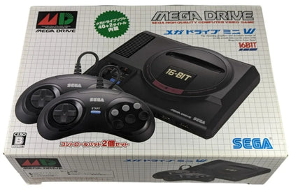SEGA Mega Drive Mini W - 42 Integrated GAMES - 2 Controllers USED