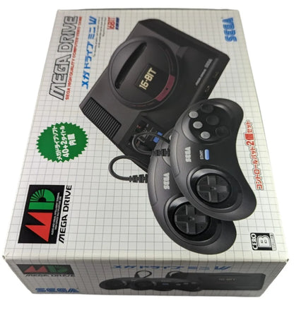 SEGA Mega Drive Mini W - 42 Integrated GAMES - 2 Controllers USED