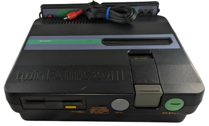 Sharp FAMICOM TWIN GREY AN505BK (SINGLE CONSOLE+AC EURO) NEW BELT-SERVICED (ONLY Japan EDITION)