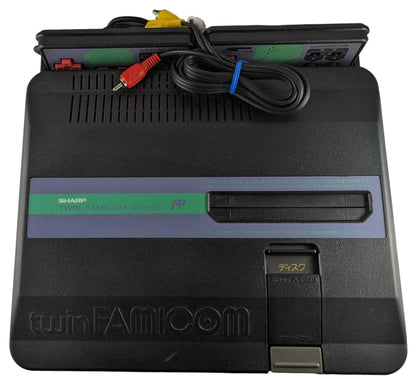 Sharp FAMICOM TWIN GREY AN505BK (SINGLE CONSOLE+AC EURO) NEW BELT-SERVICED (ONLY Japan EDITION)