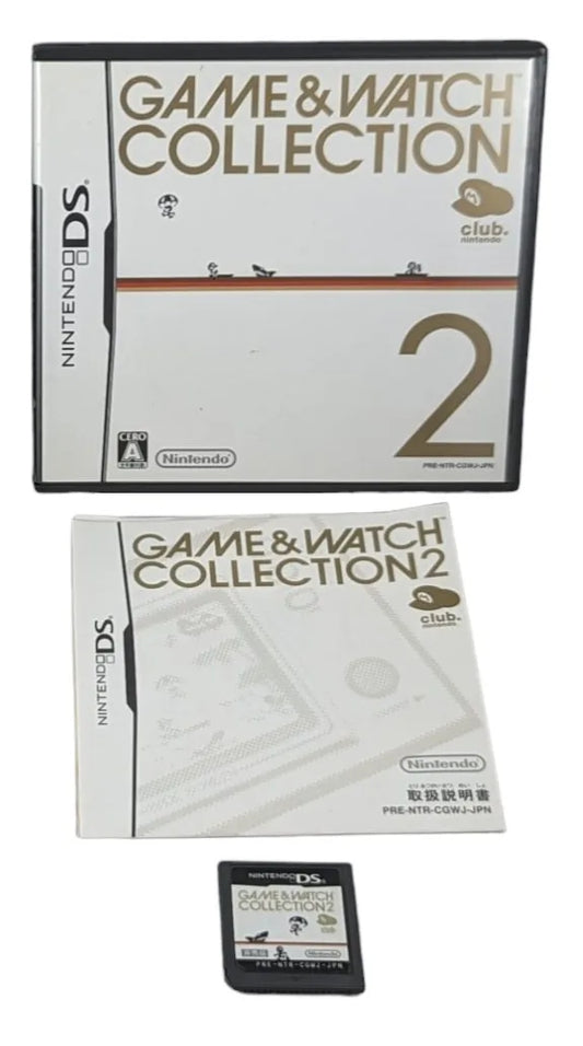 DS - GAME AND WATCH COLLECTION 2 (jeu + boîte + notice) CLUB Nintendo – JAPON