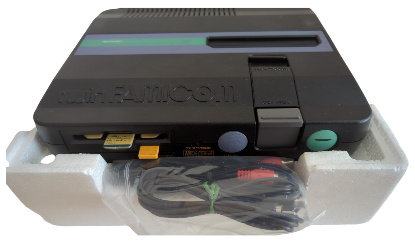 Sharp FAMICOM TWIN AN-505BK (BOXED-NEW BELT-SERVICED) (ONLY Japan EDITION)