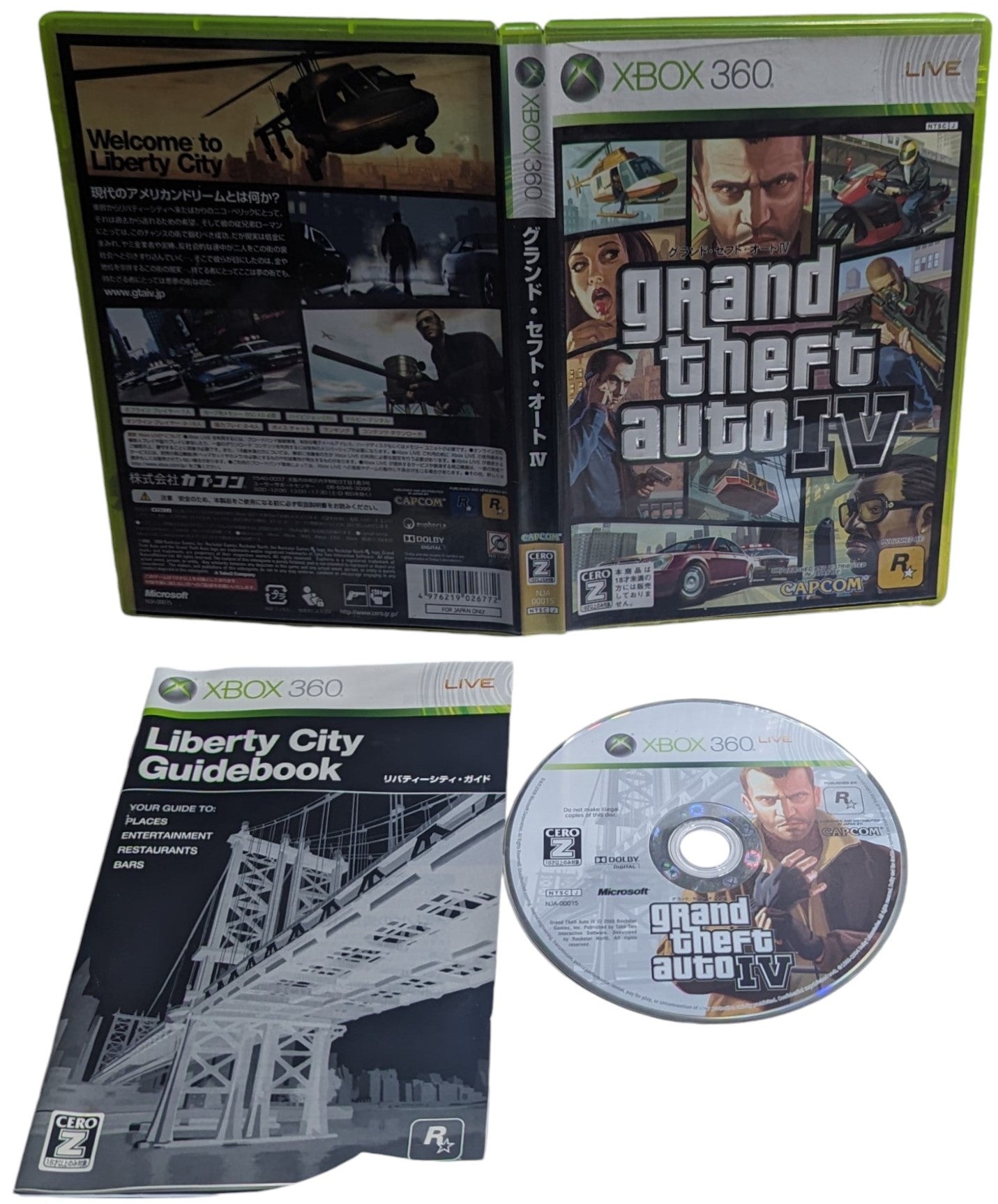 X-BOX 360 - Grand Theft Auto IV (JAPON)