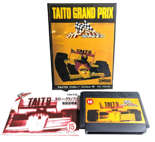 FC – Taito Grand Prix - Famicom/NES Nintendo (JAPAN)