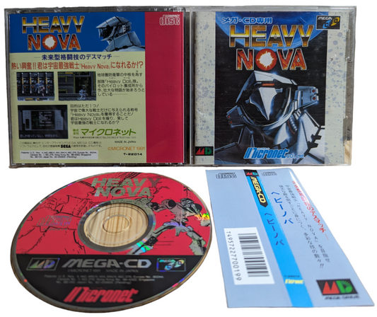 SEGA Mega CD - Heavy Nova (game+case+Instructions) (Japan)