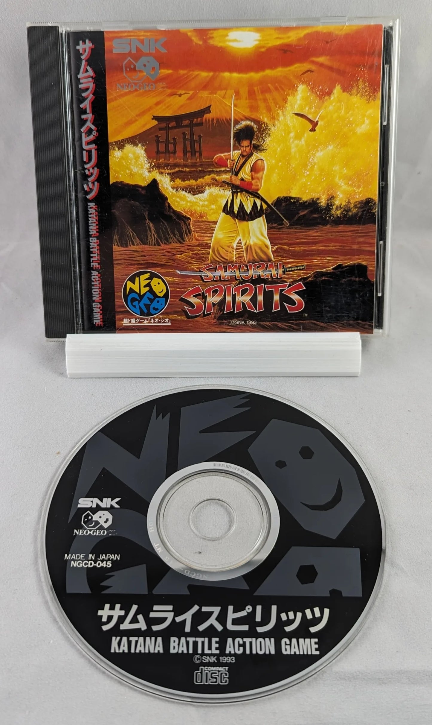 NEO GEO CD – Samurai Spirits Shodown 1 - Katana Battle Action (game+case+instruction) (JAPAN)