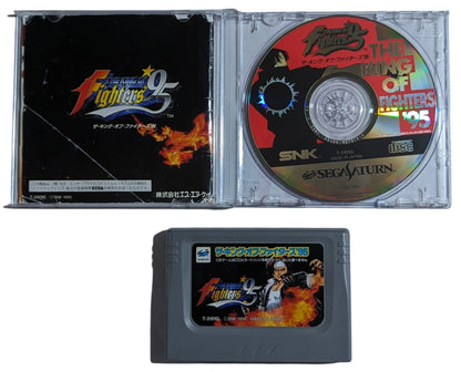 SEGA SATURN - King of Fighters 95 (NO OUTER BOX) + RAM CARTRIDGE  (JAPAN)