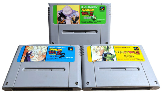 SUPER FAMICOM - Dragon Ball Super Boutuden 1/2/3 (juego de 3 cartuchos) (JAPÓN)