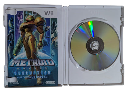 Wii - Metroid Prime 3 - Corruption- (game+case+instruction) Nintendo (JAPAN)